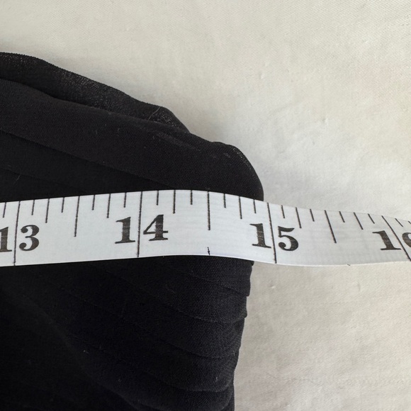 3 For $25 Black Crepe Corset Style Top - Picture 10 of 12